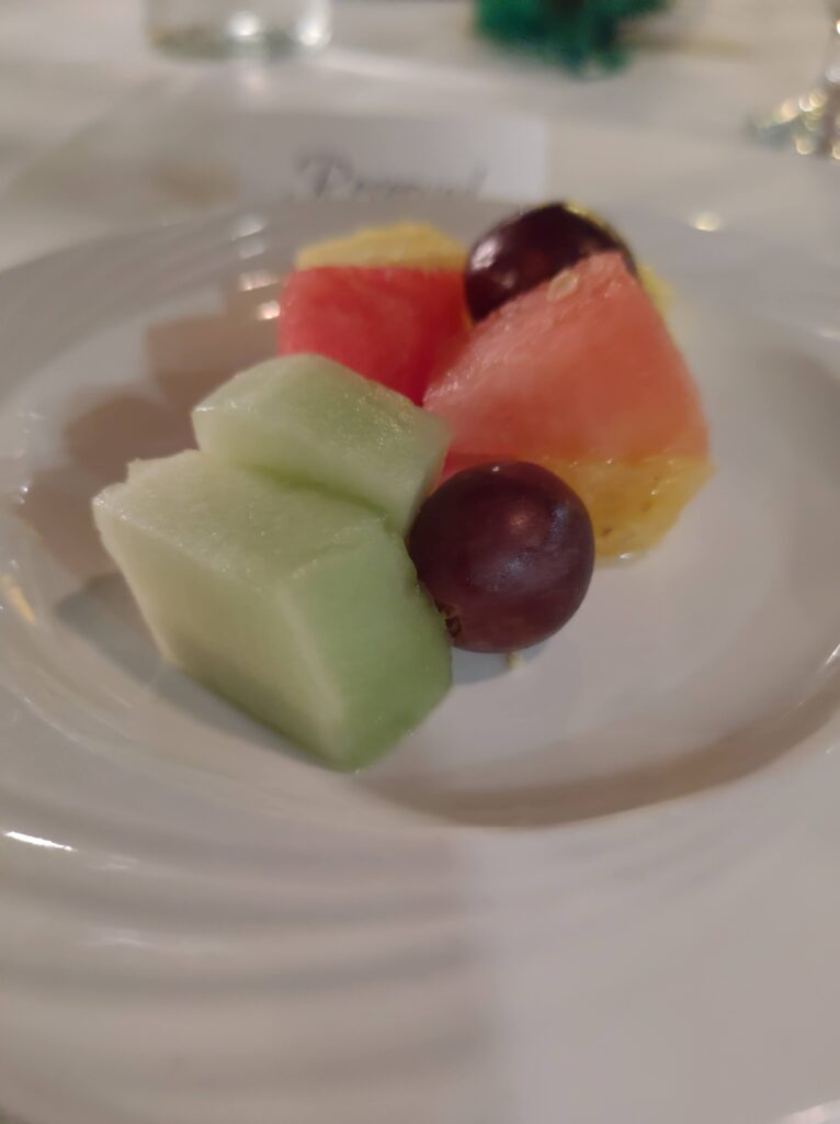 Fresh fruit on a plate