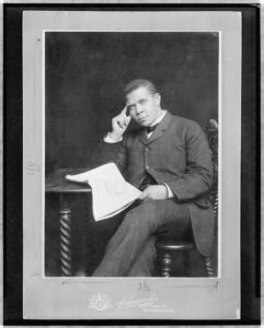 Black and white image of Booker T. Washington